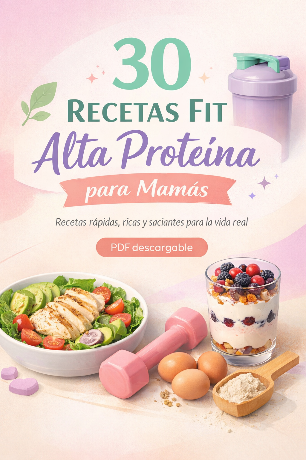 30 Recetas Fit Alta Proteína para Mamás